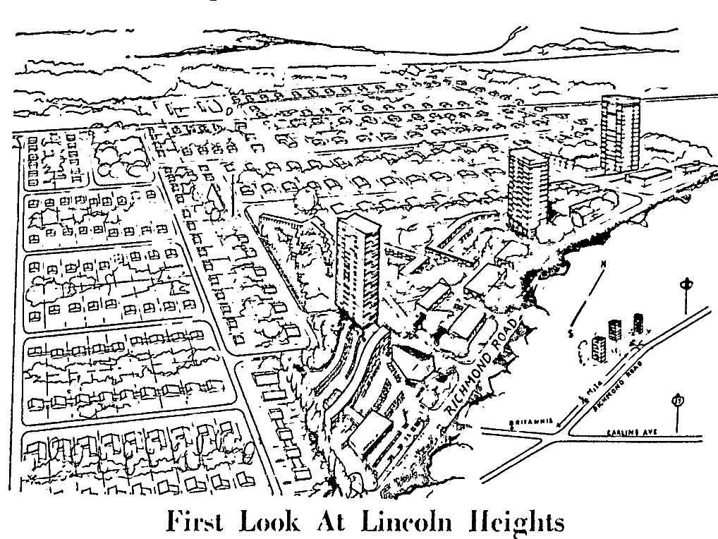 Sketch. Source: Ottawa Citizen, January 18, 1958, Page 1.
