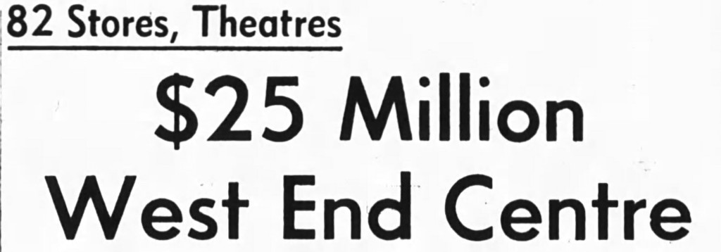 More details did come. The details, however, did not come with shovels. Source: Ottawa Journal, November 15, 1965.